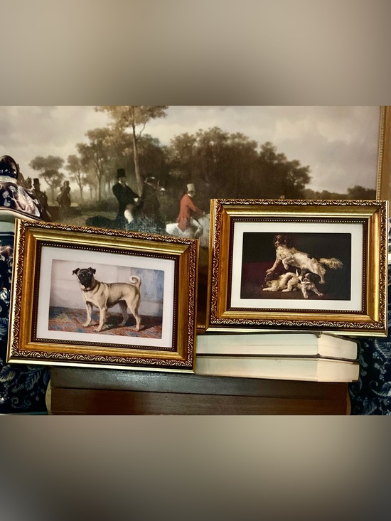 Hunt & Magnolia Other - Pair of Sporting Dog Reproduction Framed Prints 7 x 9